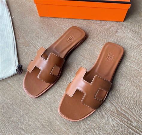 hermes leather slide dupe.